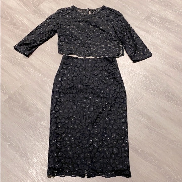 Zara Other - Lace Effect Coordinating Set